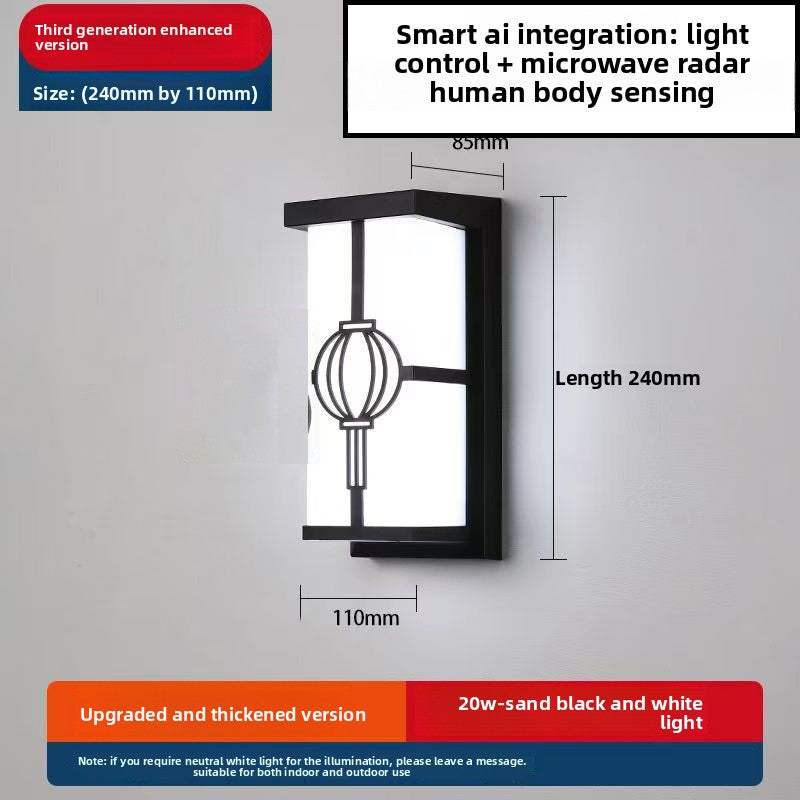LED Sensor Wall Light with Motion Detection
