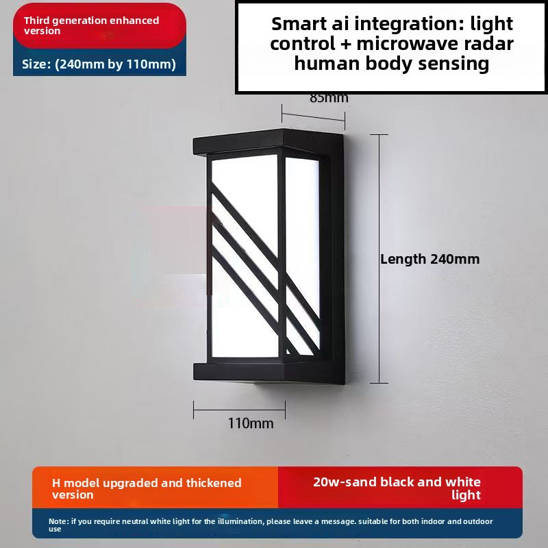 LED Sensor Wall Light with Motion Detection
