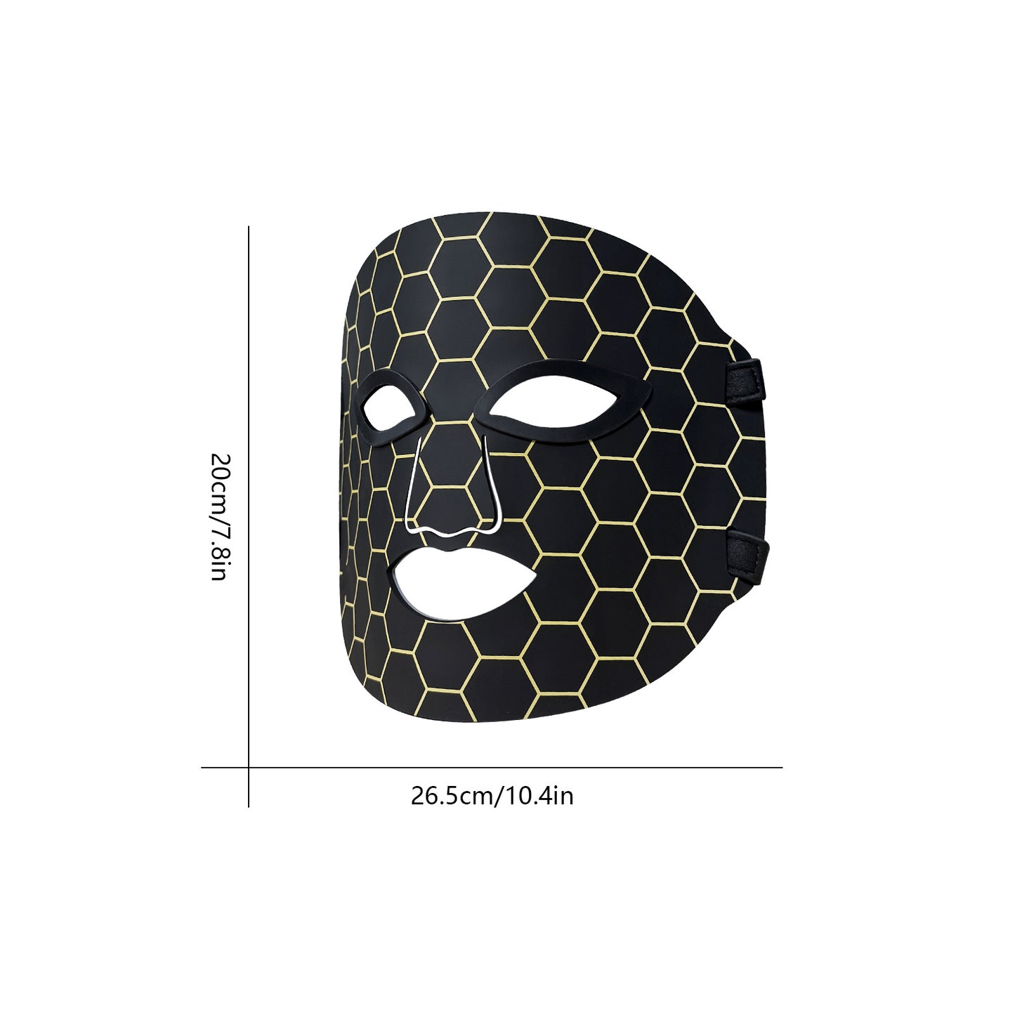 LED seven-color light silicone mask
