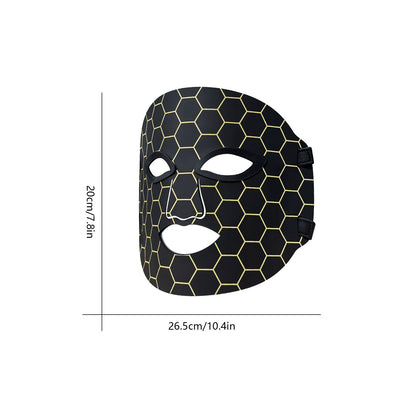 LED seven-color light silicone mask