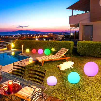 LED Solar Ball Light Outdoor Decorative Sphere