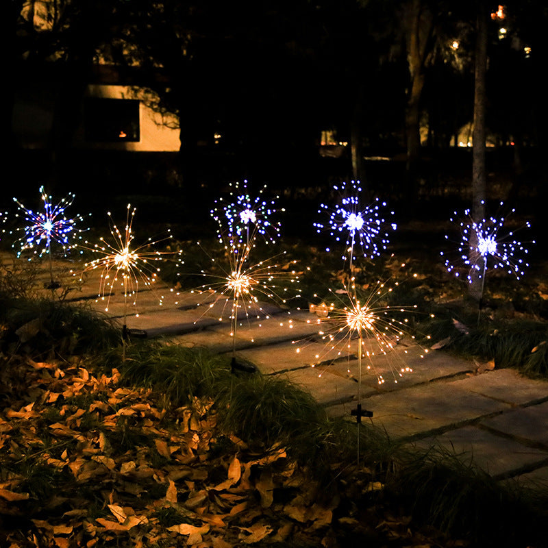 LED Solar Firefly Lawn Lights with Wind-Resistant Design
