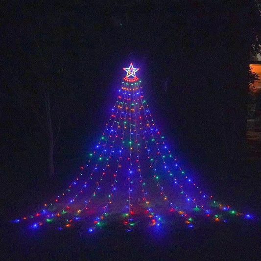 LED Star Waterfall Light