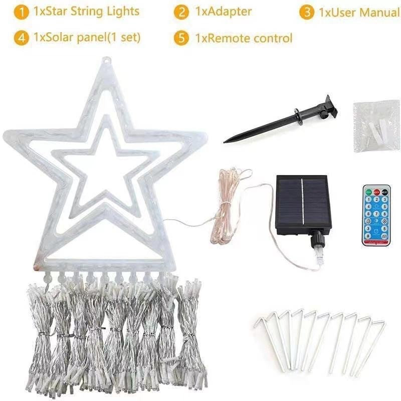 LED Star Waterfall Light