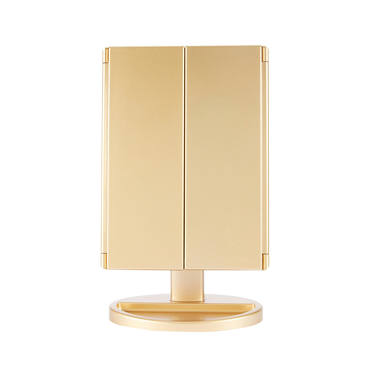 LED Three-Sided Foldable Makeup Mirror