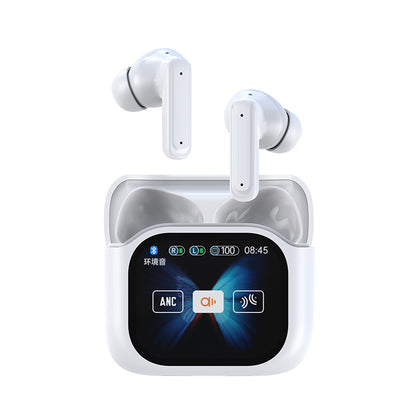 LED Touch Screen Bluetooth Headset with ANC ENC and AI Translation