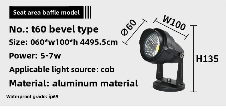 LED tree lighting outdoor spotlights