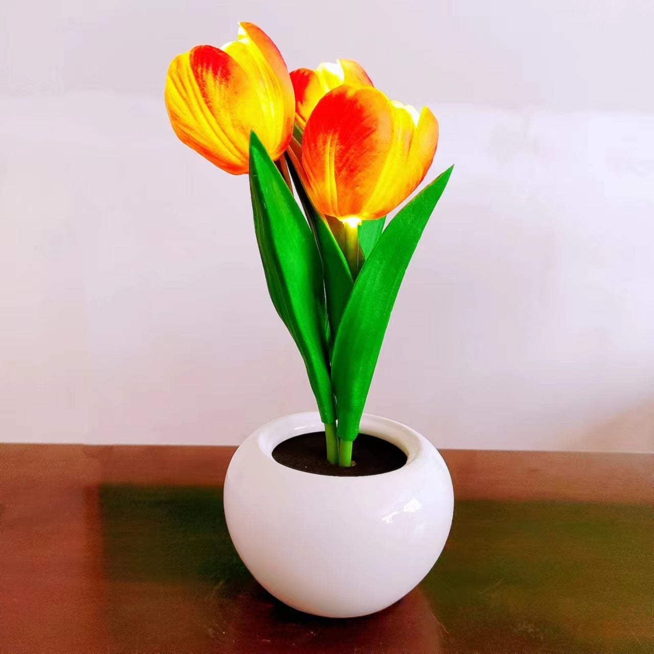 LED Tulip Night Light with Multiple Lighting Options