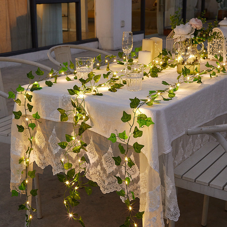 LED Vine Leaf String Lights