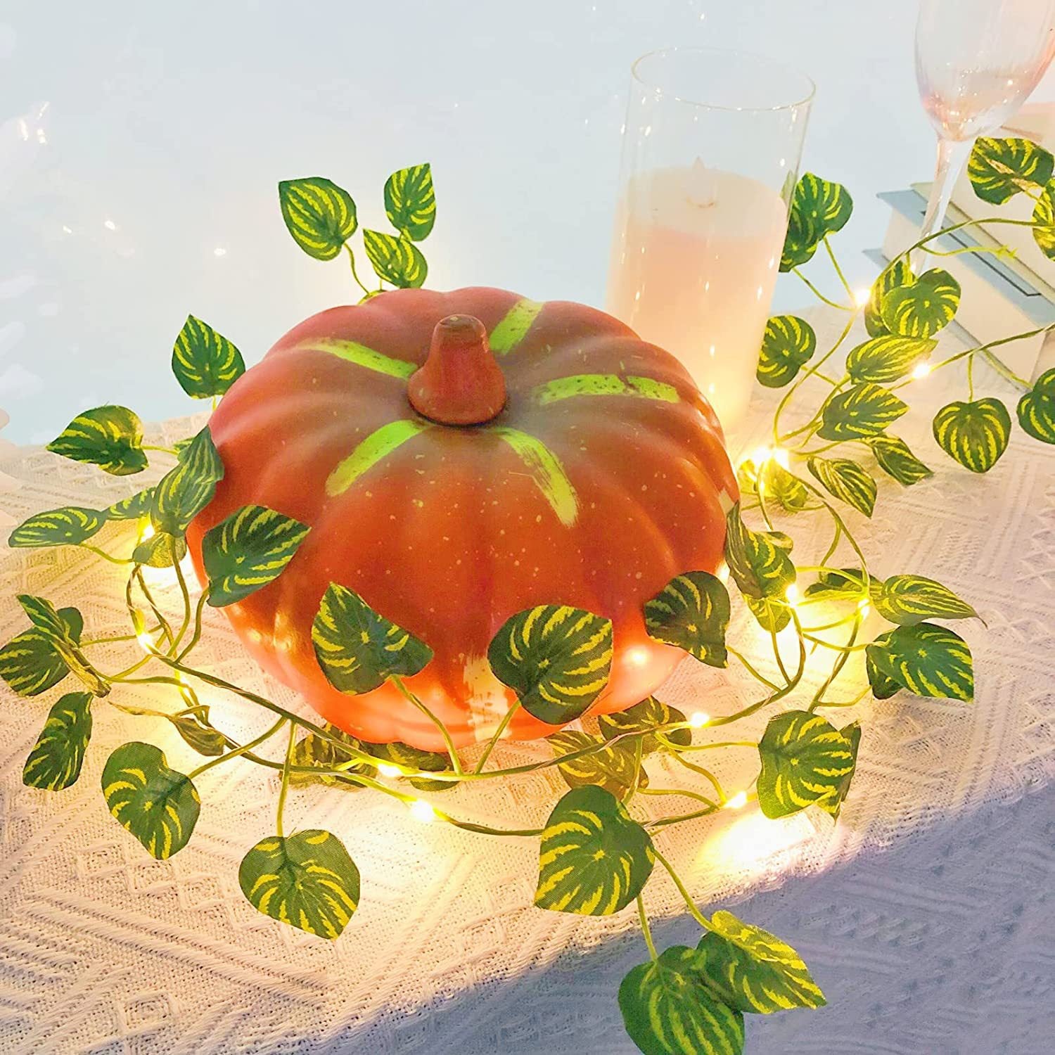 LED Vine Leaf String Lights