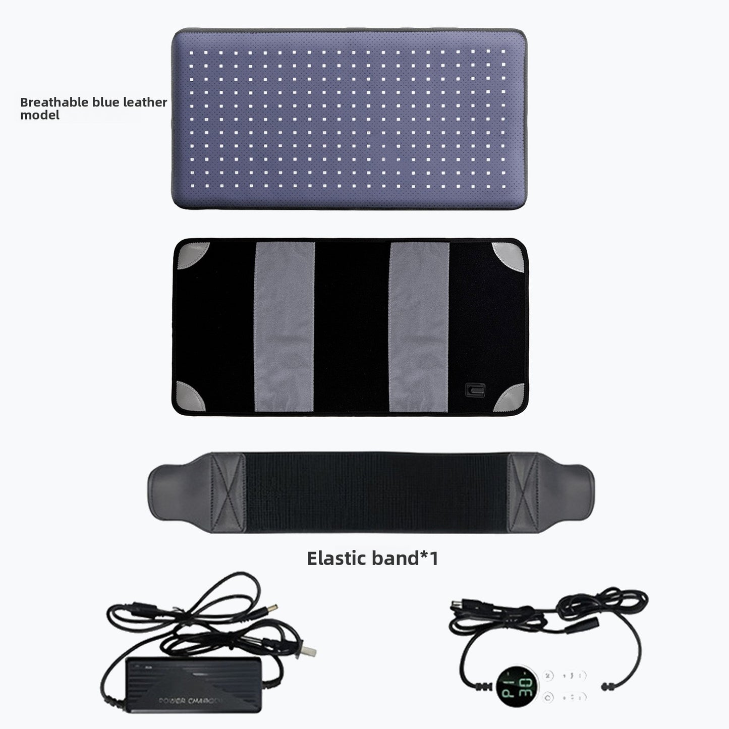 LED waist support heating red light mat