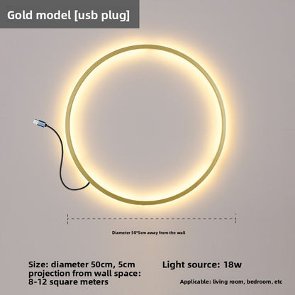 LED Wall Lamp for Bedroom Living Room Dimmable Lighting