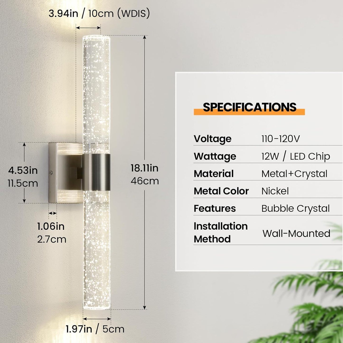 LED wall lamp