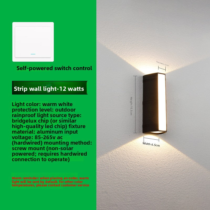 LED wall light