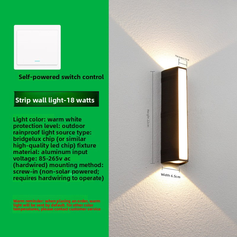 LED wall light