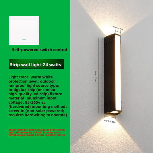 LED wall light