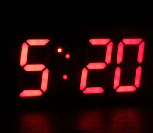 LED wall-mounted electronic clock