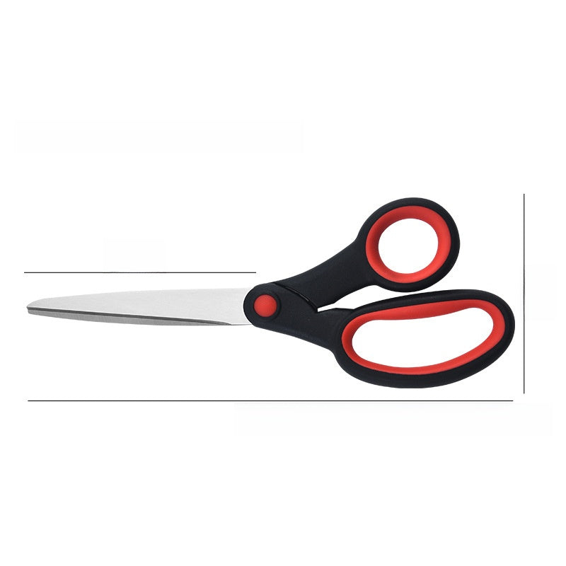 Left-Hand Stainless Steel Scissors for Office and Tailoring