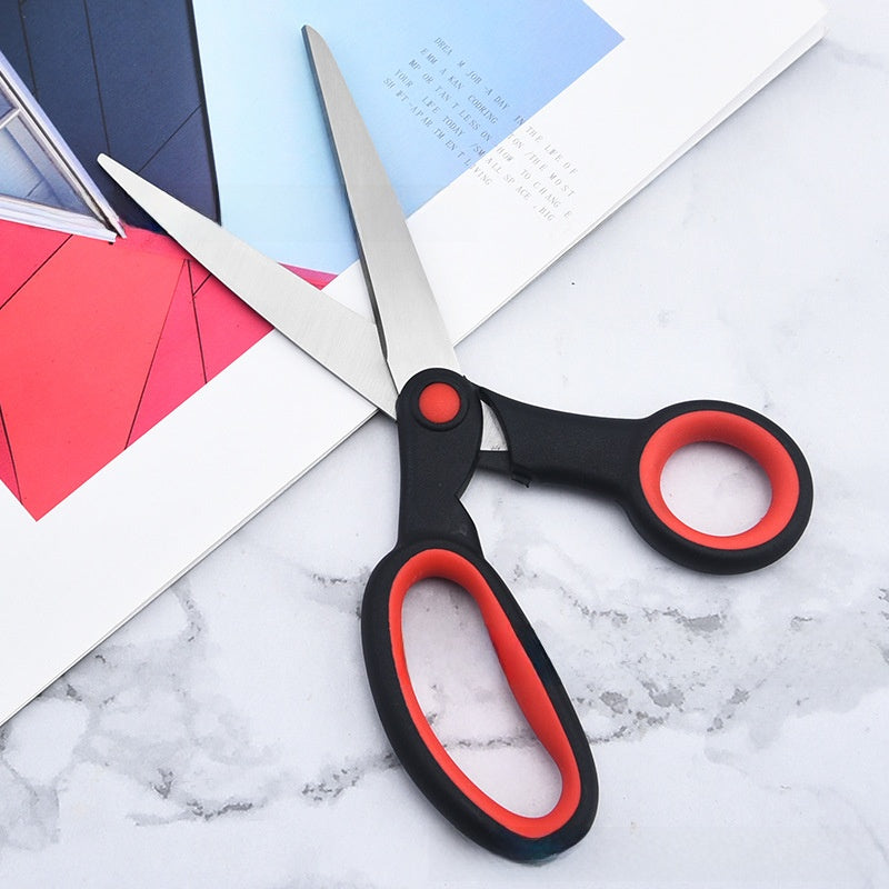 Left-Hand Stainless Steel Scissors for Office and Tailoring