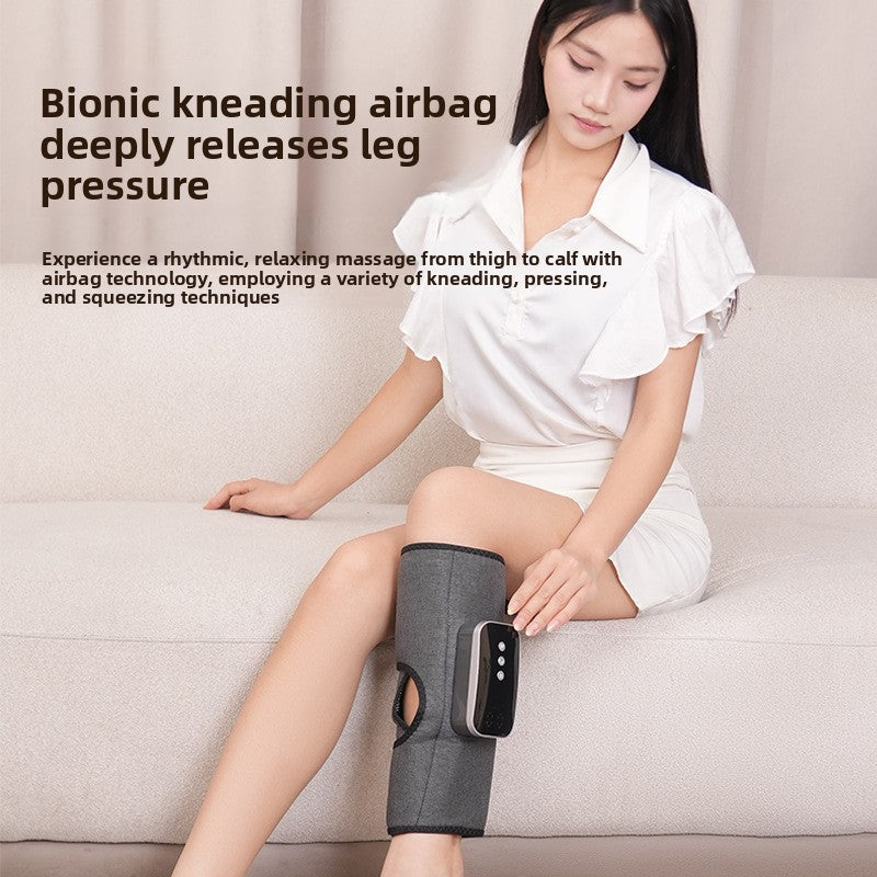 Leg Air Pressure Massager with Heat and Dual Airbags