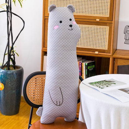 Leg-clamping long pillow