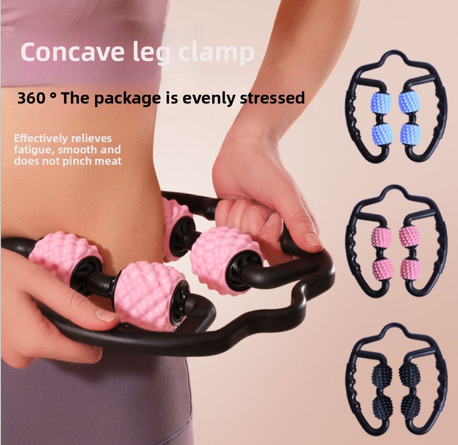 Leg muscle massager roller