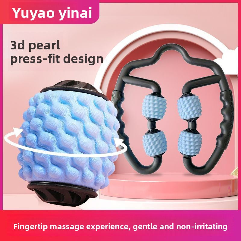 Leg muscle massager roller