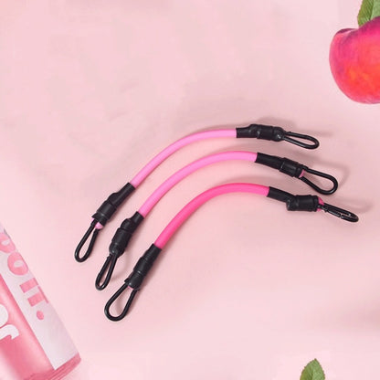 Leg training machine ankle strap
