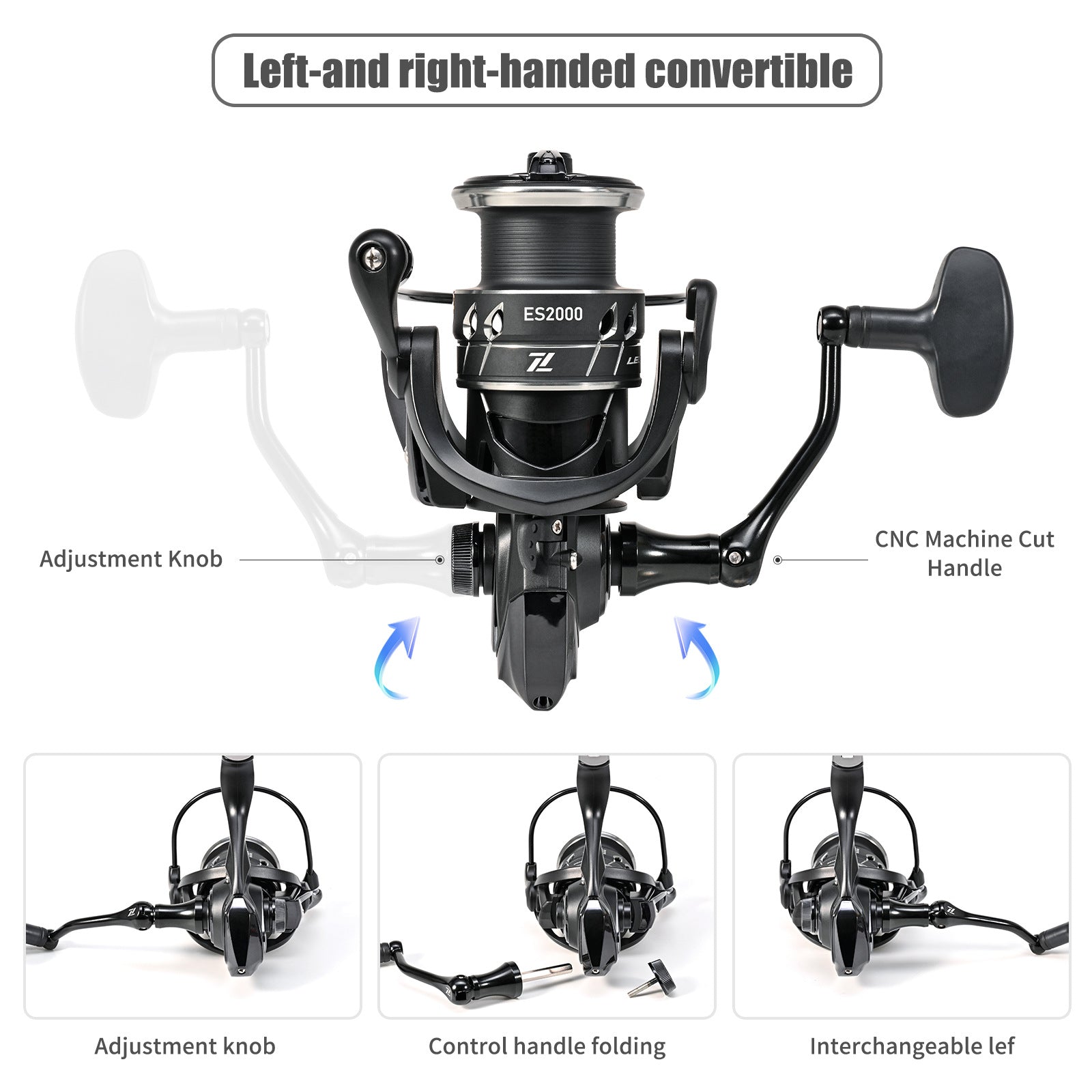 LEO Spinning Fishing Reel ES Series Saltwater Freshwater Fishing Gear