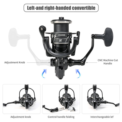 LEO Spinning Fishing Reel ES Series Saltwater Freshwater Fishing Gear