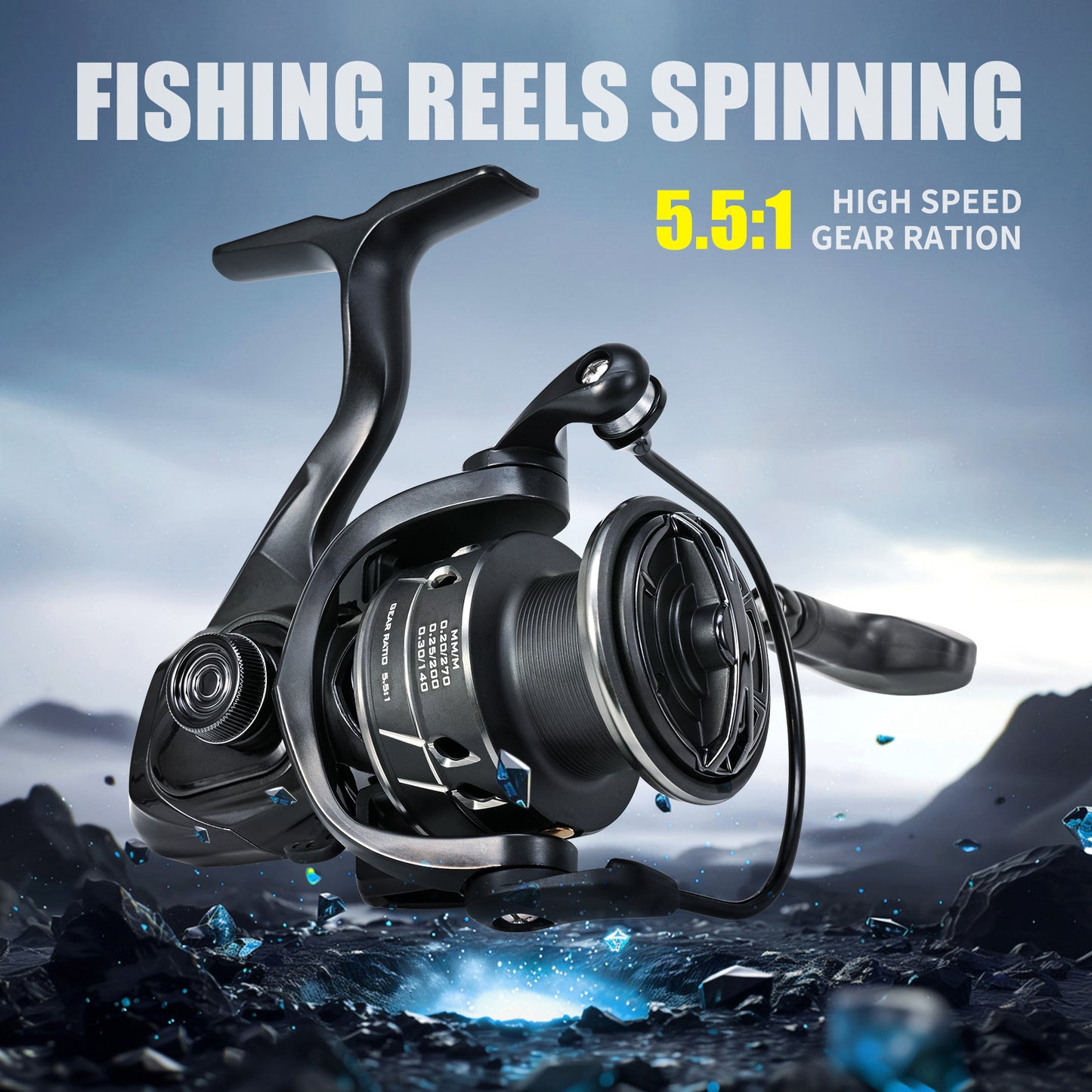 LEO Spinning Fishing Reel ES Series Saltwater Freshwater Fishing Gear