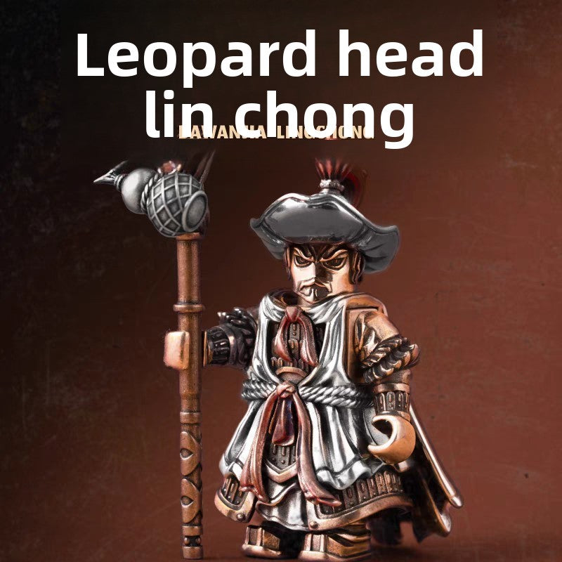 Leopard Head Lin Chong Chinese Style Collectible Figure