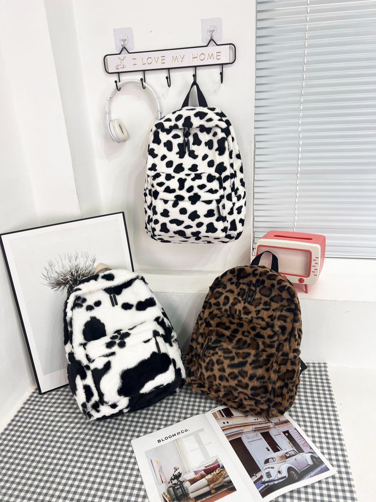 Leopard print Backpack