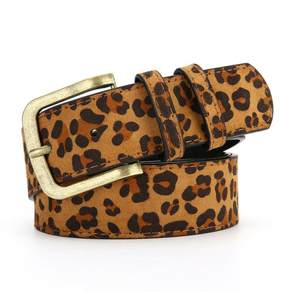 leopard print belt