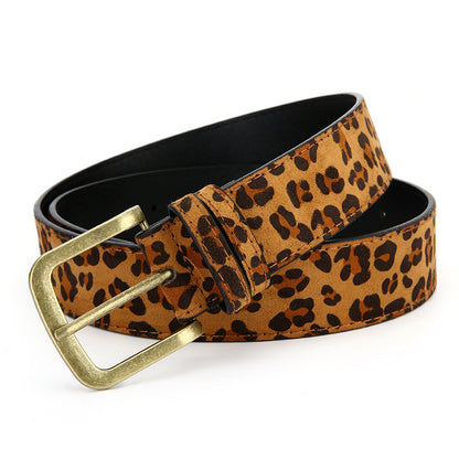 leopard print belt