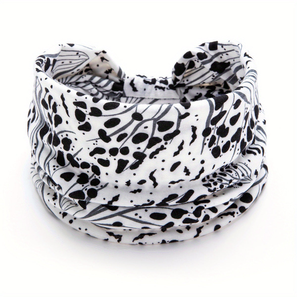 Leopard Print Elastic Sports Headband
