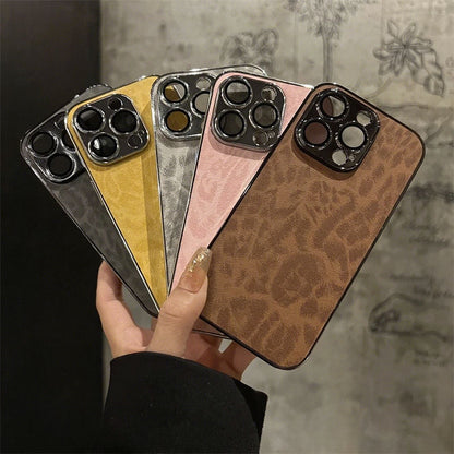 Leopard Print Fall/Winter Phone Case