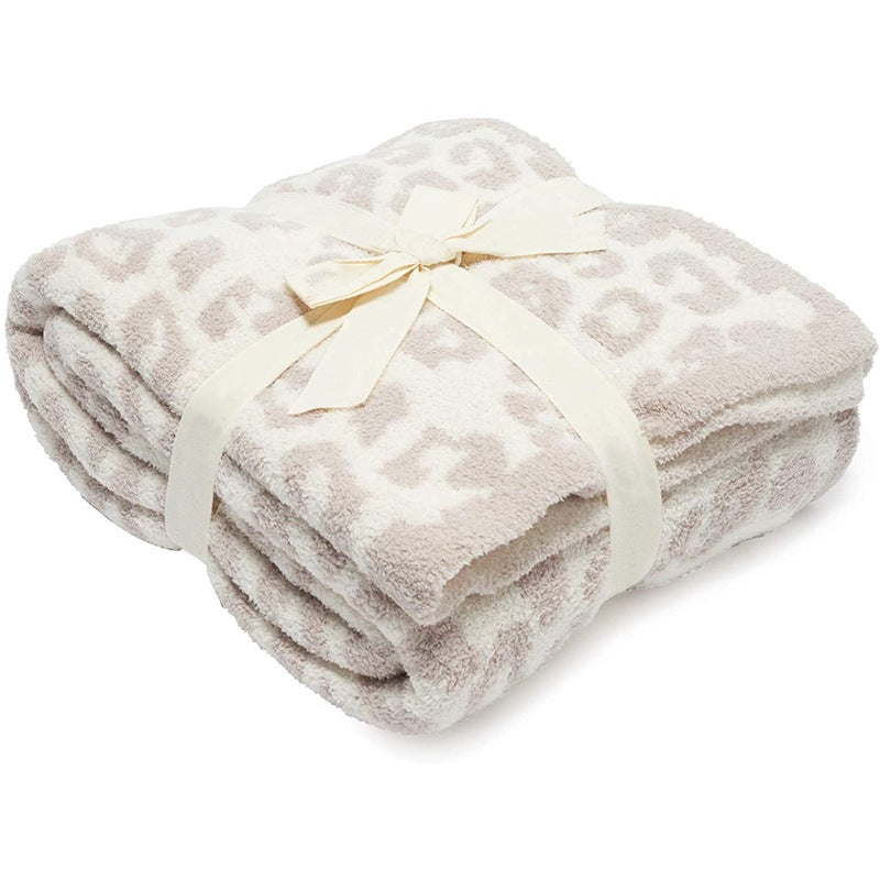 Leopard Print Fleece Blanket