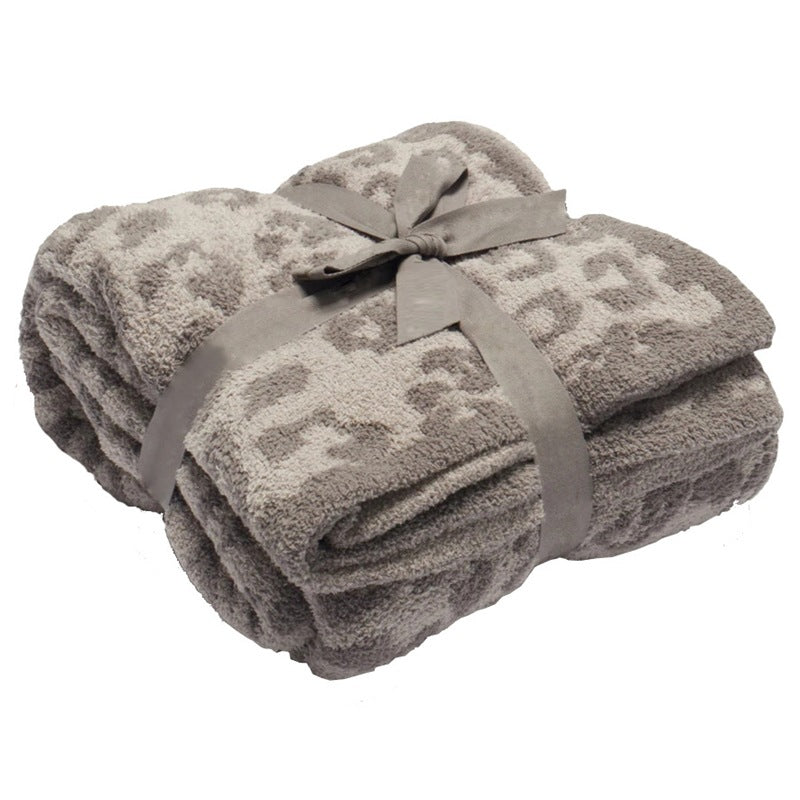 Leopard Print Fleece Blanket