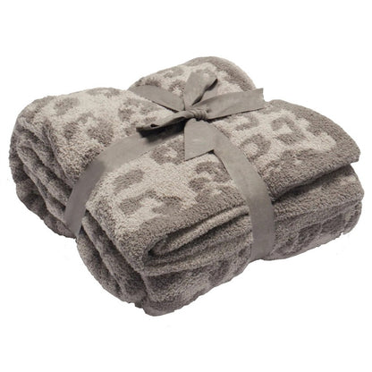 Leopard Print Fleece Blanket