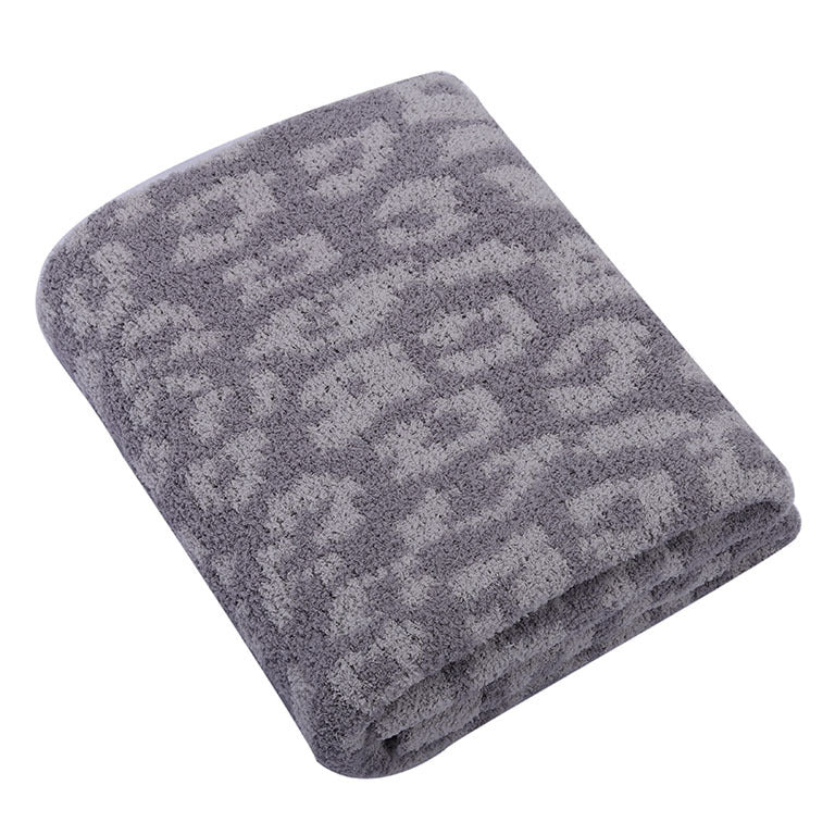 Leopard Print Fleece Blanket