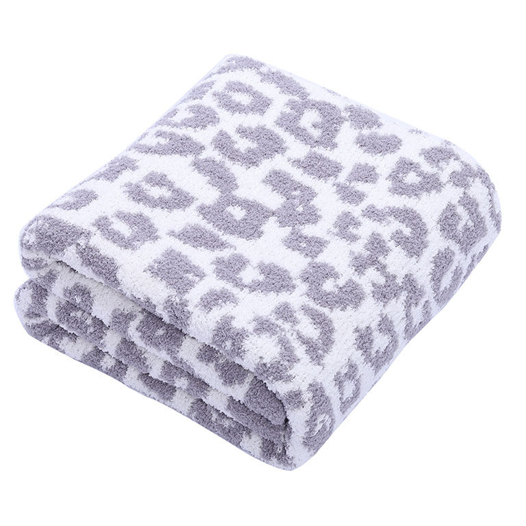 Leopard Print Fleece Blanket