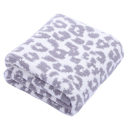 Leopard Print Fleece Blanket