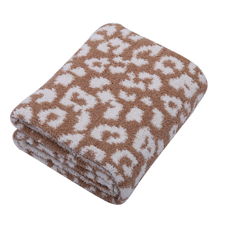 Leopard Print Fleece Blanket