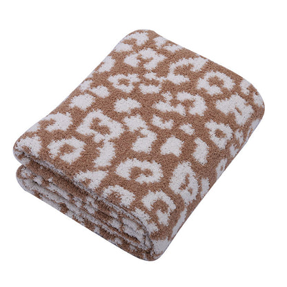 Leopard Print Fleece Blanket