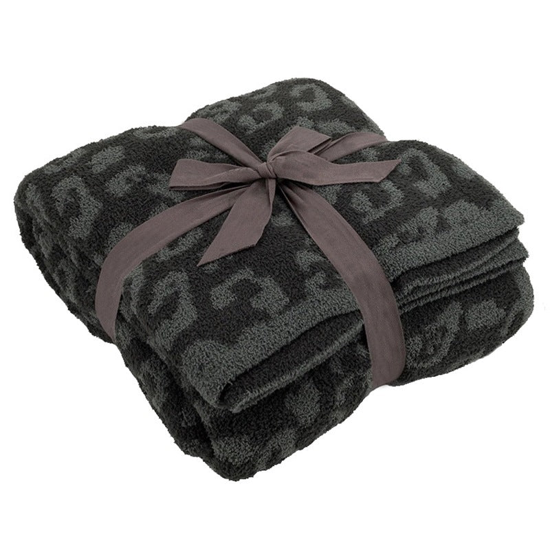 Leopard Print Fleece Blanket
