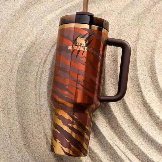 Leopard Print Ice King car cup