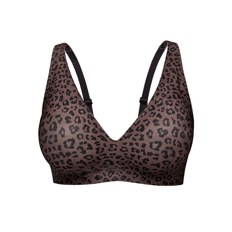 Leopard Print Push Up Bra
