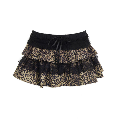 leopard print skirt
