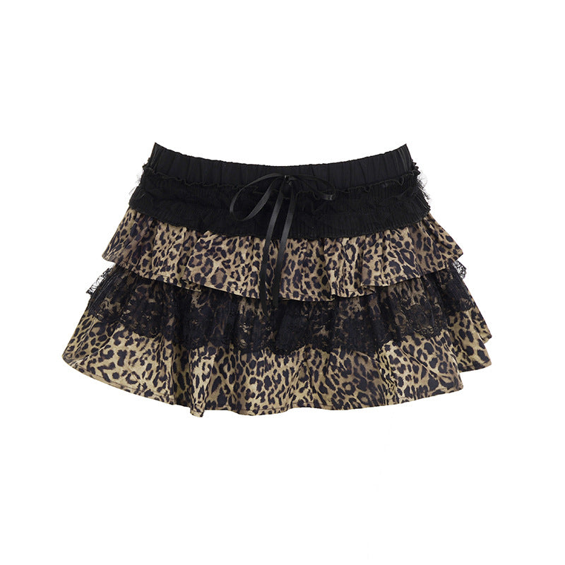 leopard print skirt